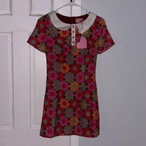 Retro 70s style Flower dress